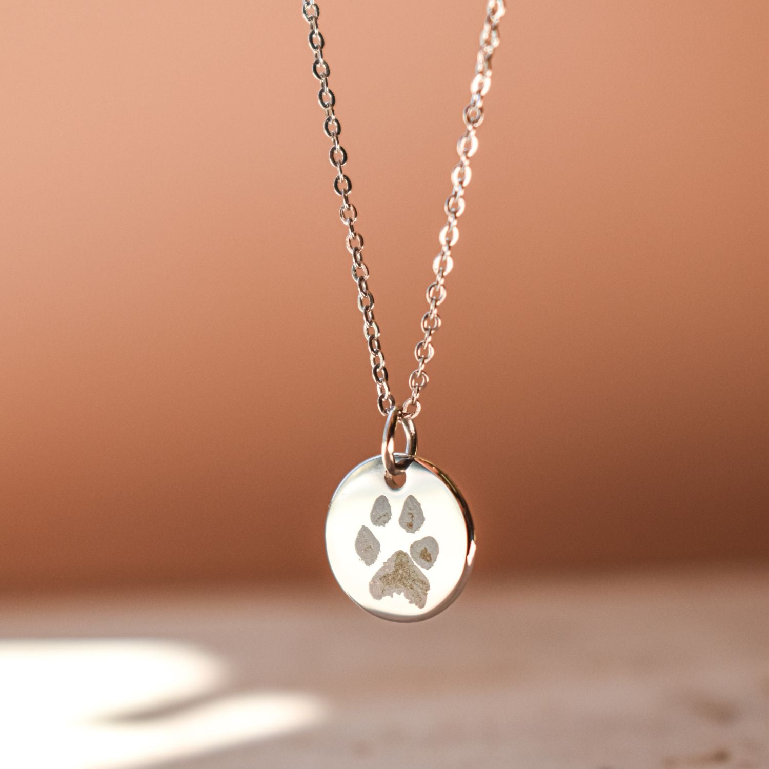 Pootafdruk ketting kleine hanger