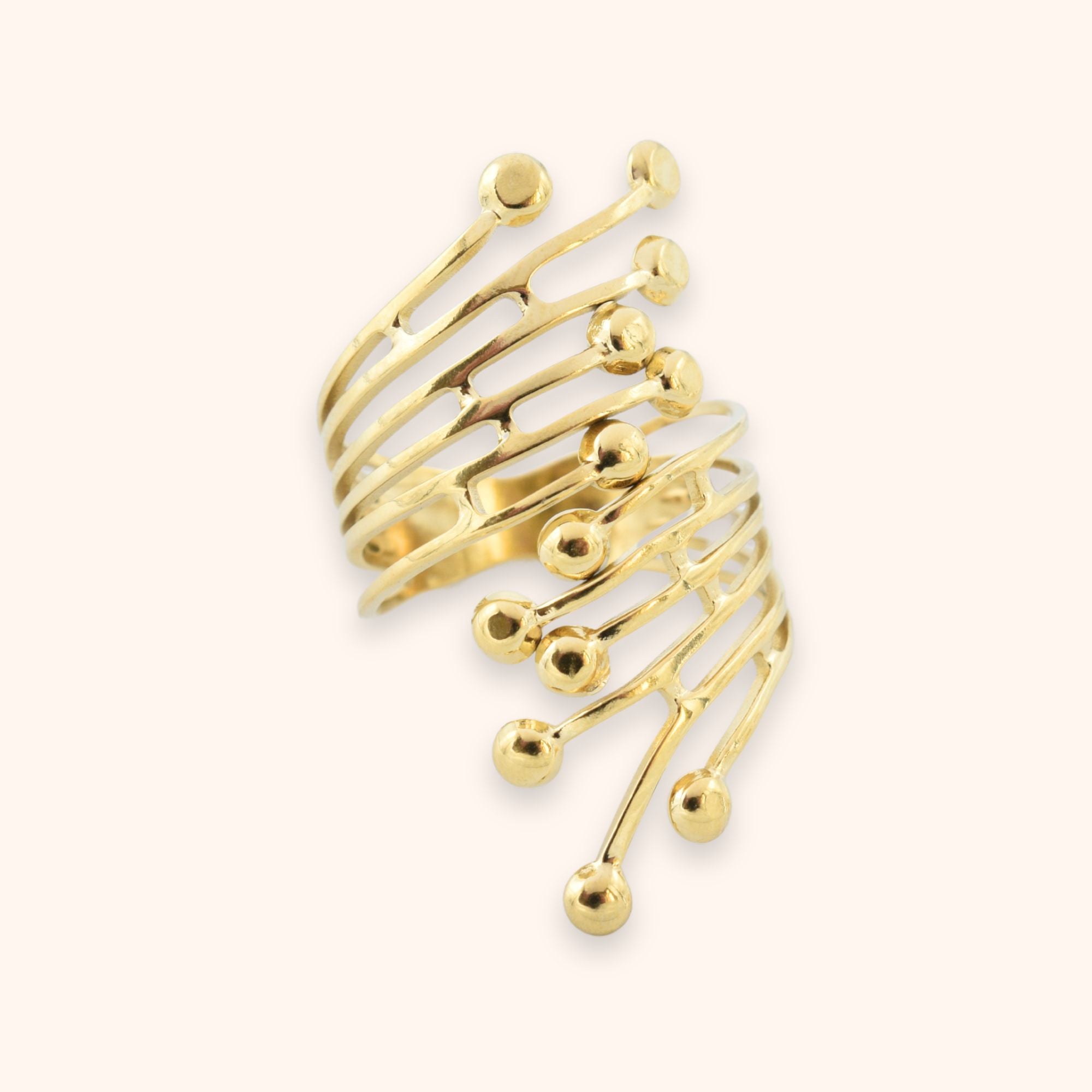 Sierlijke statement ring