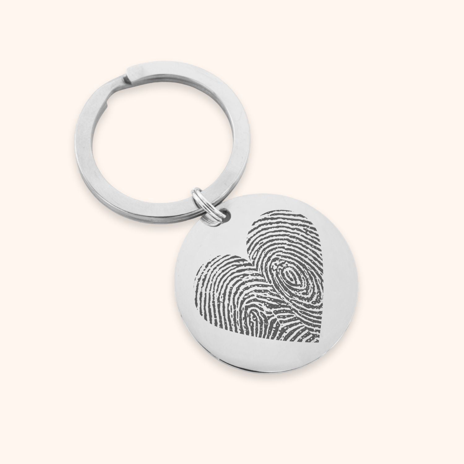 Sleutelhanger 2 vingerafdrukken