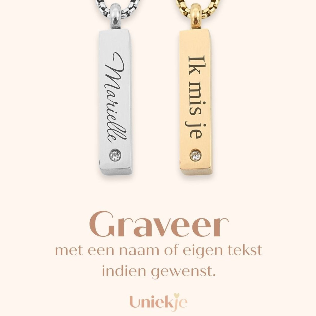 As ketting staafje