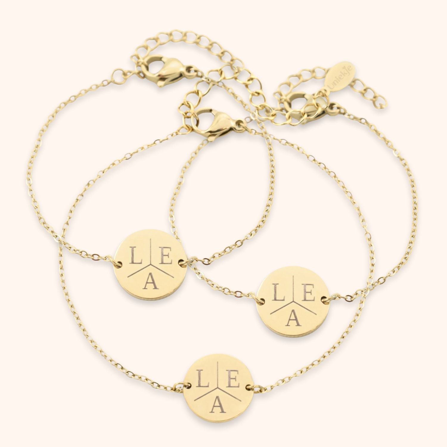 Armbanden set initialen