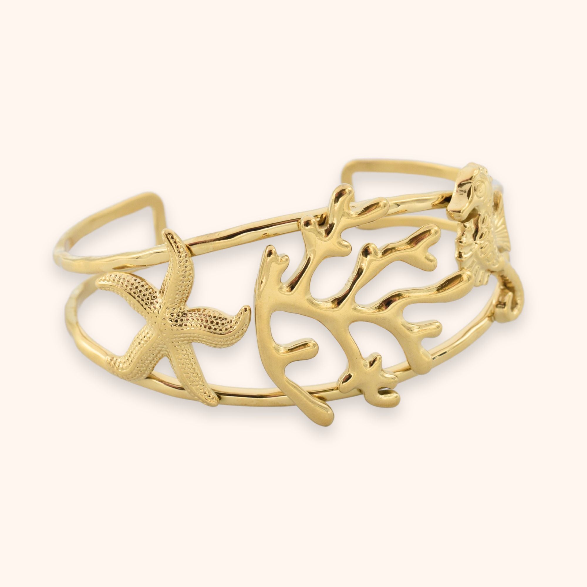 Bangle armband koraal
