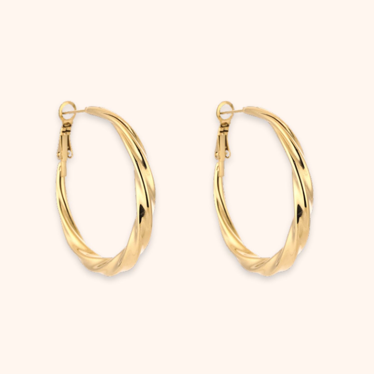 Gedraaide hoops 4 cm