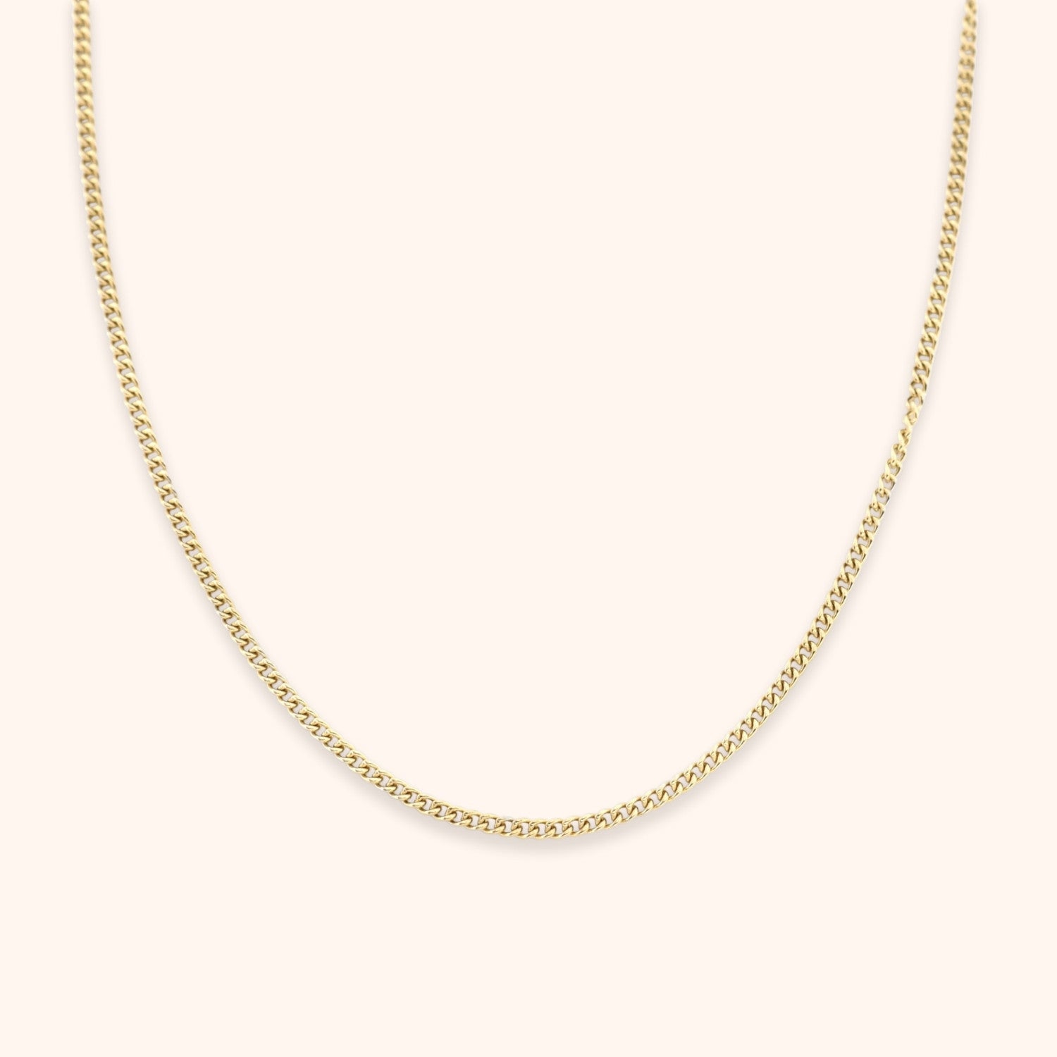 Basic ketting gourmet 1.5 mm goud rvs