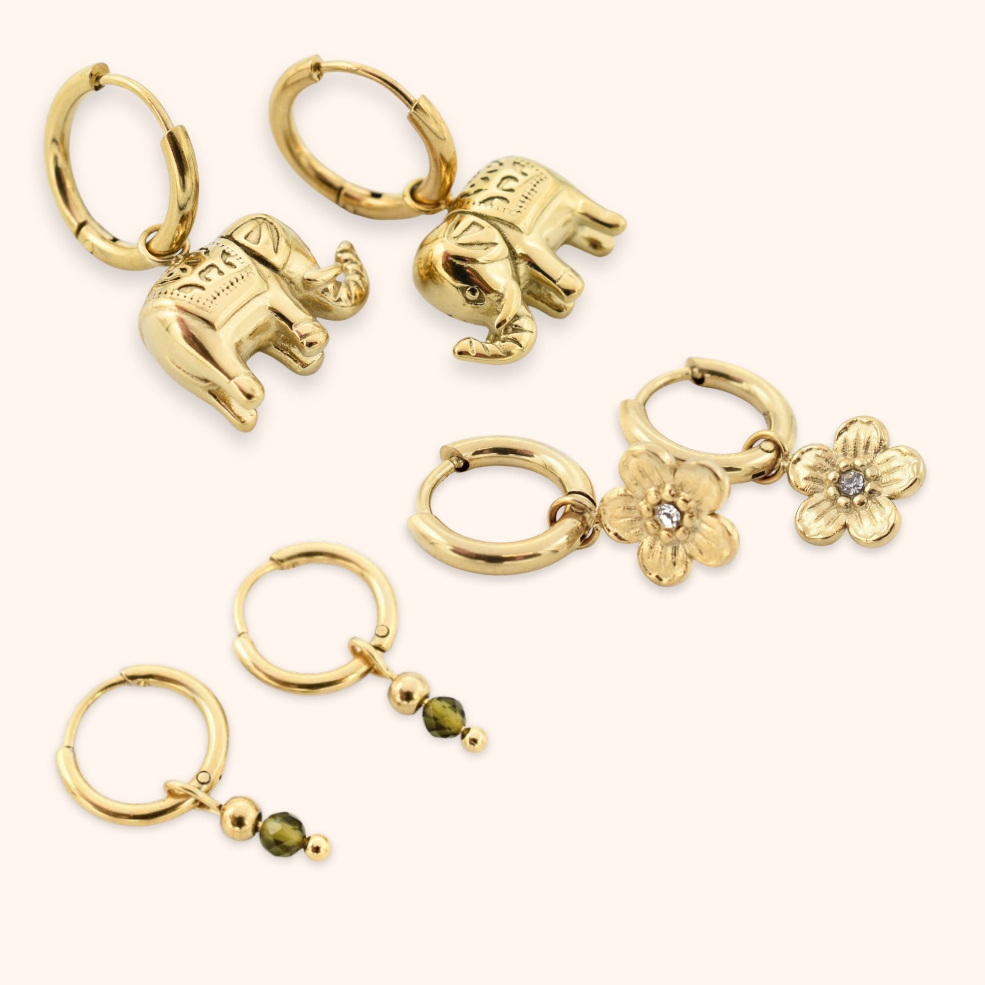 Oorbellen set olifant