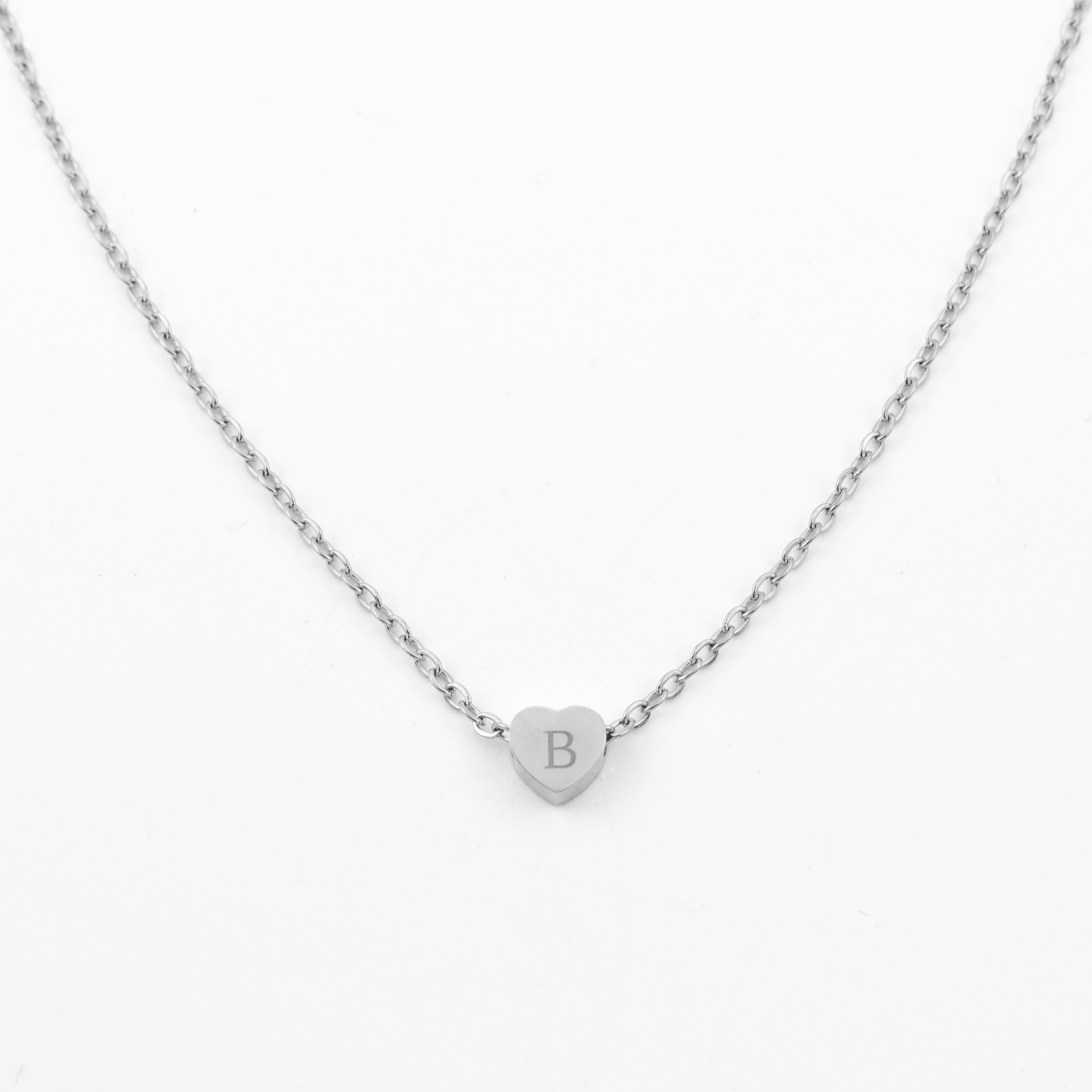 Hart ketting | 1 initiaal