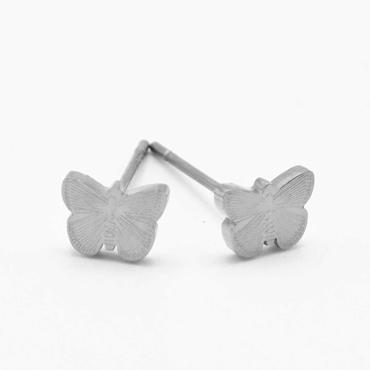 Ear buttons butterfly