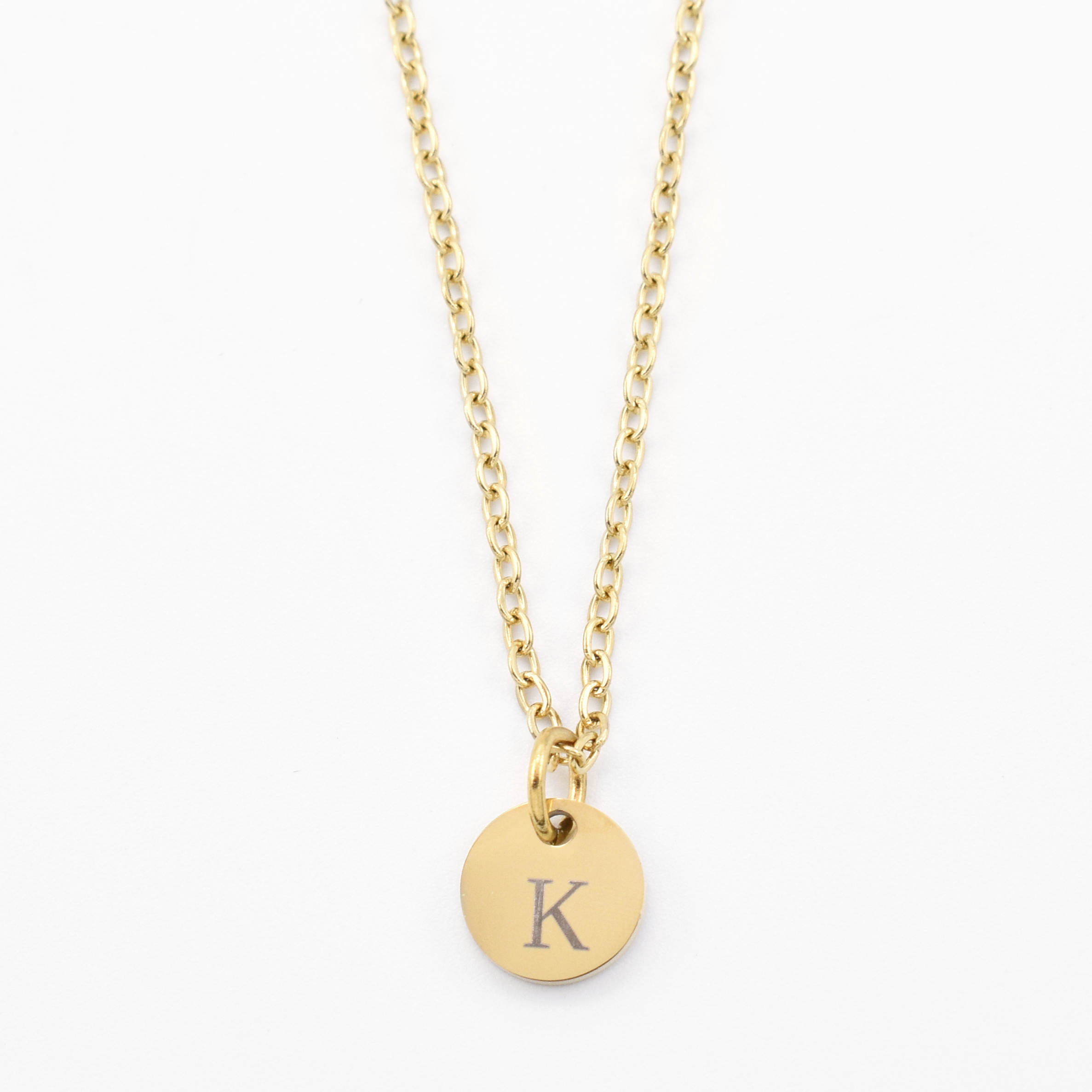 Initialen ketting munt | 1 munt